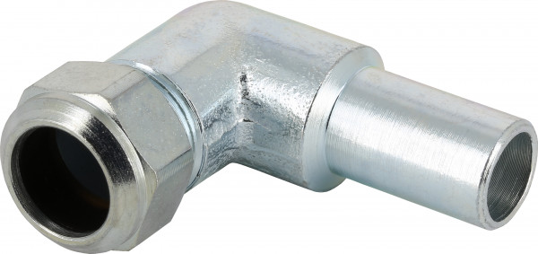 Bonfix Galvanized Steel Compressionfittingen Elbow Coupling 103sp Compression X Male 22mm 6749