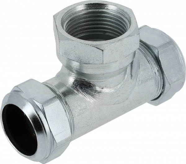 Bonfix galvanized steel compression fitting - T-connection 110 ...
