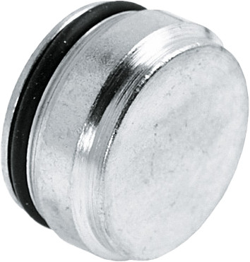 Bonfix galvanized steel compression fitting - End cap 202 - with integrated O-ring - 22mm