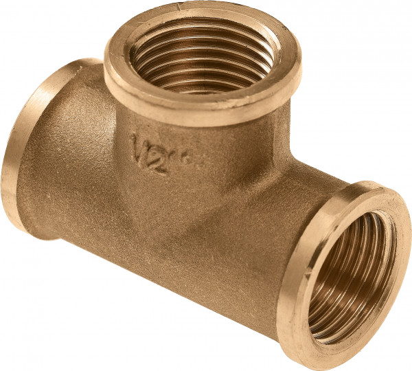 Bonfix Messing T-Stück - 1-1/2" IG