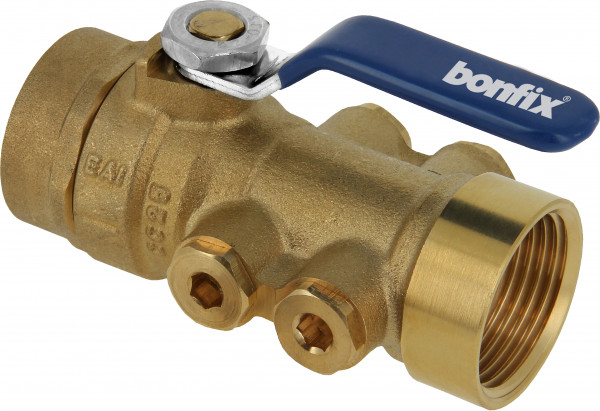 Ball valve w. backflow protection 1"female