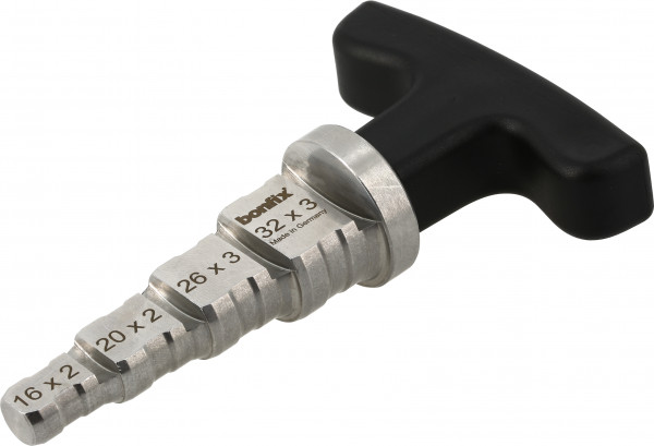 Bonfix Presskupplung - Alu-pers - Kalibrator / Entgrater - 16 - 20 - 26 - 32mm