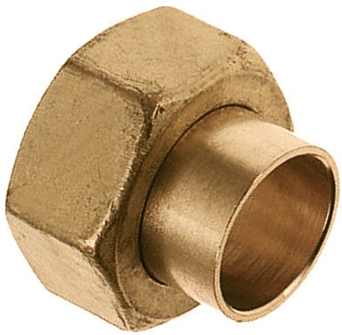 Bonfix 2- and 3-piece brass couplings 2-piece straight coupling 1 x 15 -