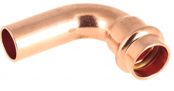 Bonfix Pressfitting Rotkupfer AQUAGAS für Belgien Steckbogen 90° 18 x 18 - Steck x Press - (V-Profil)