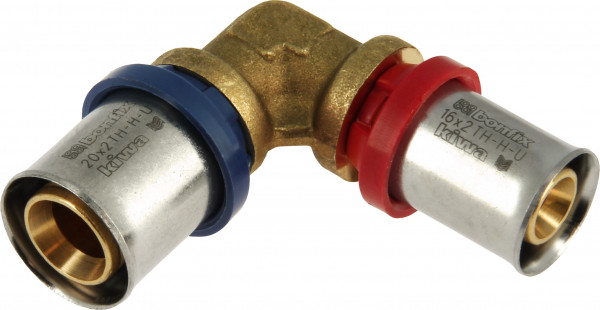 BONFIX Alu-press Elbow reduced 20 x 16 mm