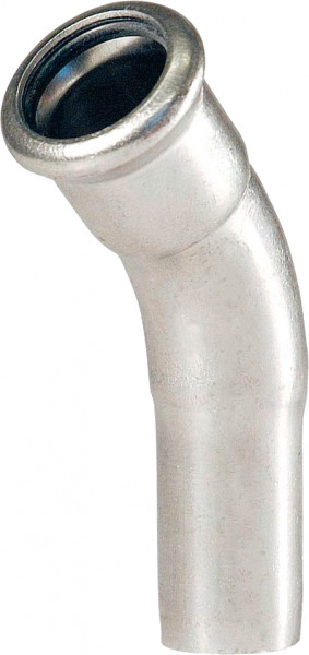 Bonfix Pressfitting Edelstahl 316L Einsteckbogen 45° Ø54 x 54 - Einsteck x Press - (M-Profil)