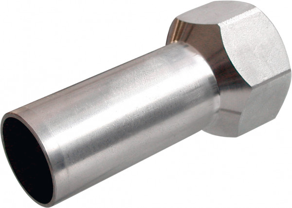 Bonfix Pressfitting SS316L Coupling 2 x Ø54 - long Female Thread (RP) x push-in