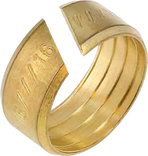 Bonfix Messing & messing vertinde knelfittingen Ring voor knelset 25
