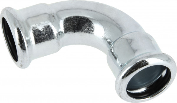 Bonfix Pressfitting galvanized steel CV Bend 90° 22 x 22 - 2 x press - (m-profile)