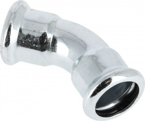 Bonfix Pressfitting galvanized steel CV Elbow 45° 42 x 42 - 2 x press - (m-profile)