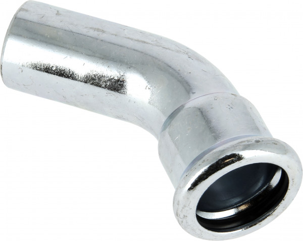 Bonfix Pressfitting galvanized steel CV Insert bend 45° Ø18 x 18 - insert x press - (m-profile)