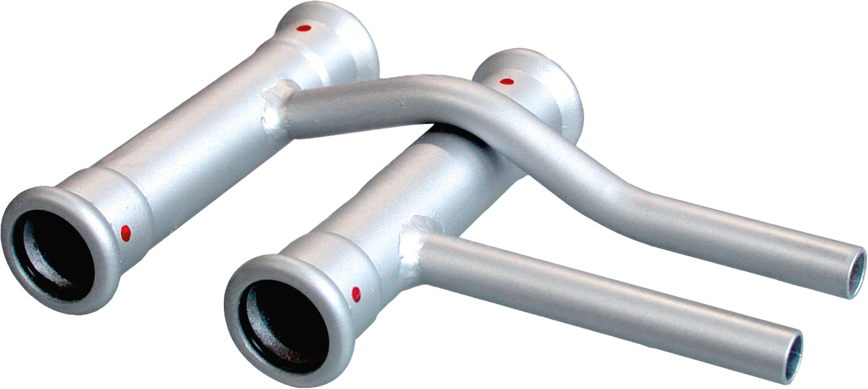 Bonfix Press - Staalverzinkte - perskoppeling - Kruisingpaar enkel - 15 x 15 mm - 2 x insteek