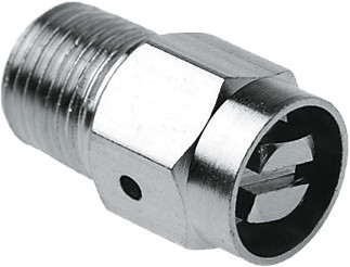 Bonfix Heizkörperentlüfter - Messing vernickelt 1/8 - AG