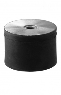 Zylindrisch Schwingungsdämpfer - Edelstahl - Type E 20 x 25 E m6i