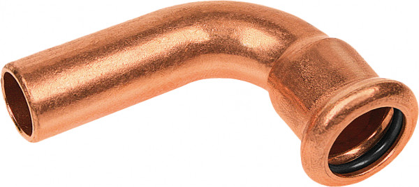 Bonfix Pressfitting red copper WATER Insertion bend 90° Ø16 x 16 - insertion x press - (m-profile)