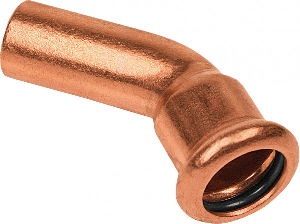 Bonfix Pressfitting red copper WATER Insert bend 45° Ø22 x 22 - insert x press - (m-profile)