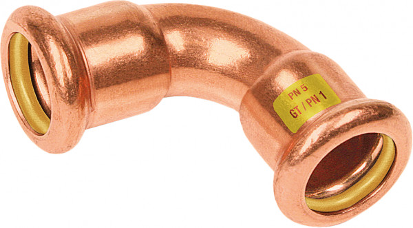Bonfix Pressfitting red copper GAS Elbow 90° 12 x 12 - 2 x press - (m-profile)