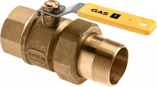 Gas valve 2" female x 2" male tail piece
