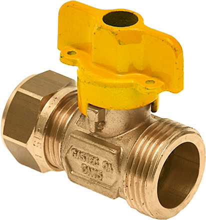 Bonfix Gaskugelhahn 15 x 3/4" - Quetsch x Schlauchtülle