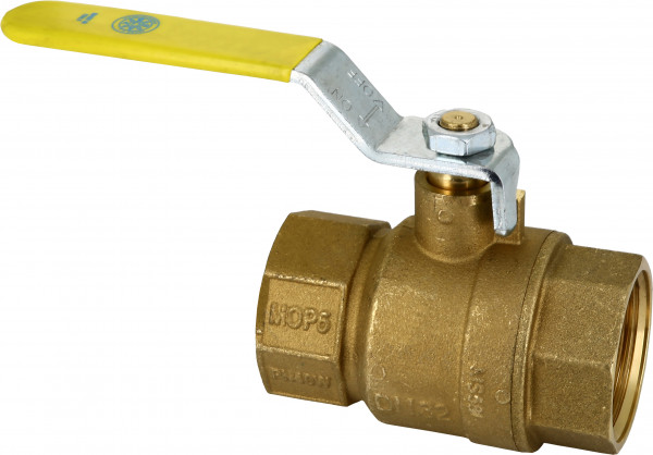 Gas valve RP 1/2" x RP 1/2" brass