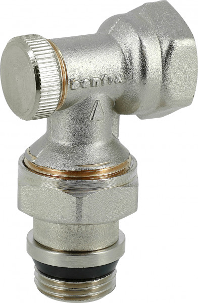 Bonfix Radiator Foot Valve angled 1/2 - Female Thread x Male Thread