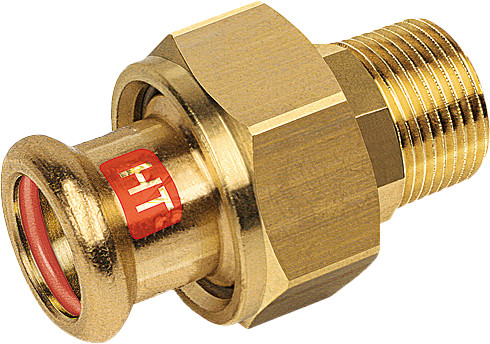 BONFIX M-Press RC Solar 3-pc. coupl. fl. sl. male 1/2" x 18 