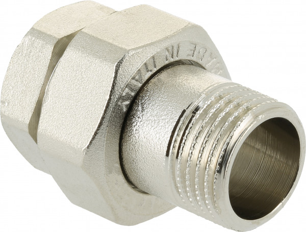 Bonfix 3-teilige gerade Kupplung - Messing 3/8 - IG x AG