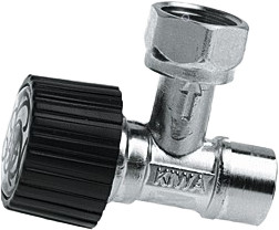 BONFIX 70422 Undersink cock cap. 3/8" x 12 mm nickel