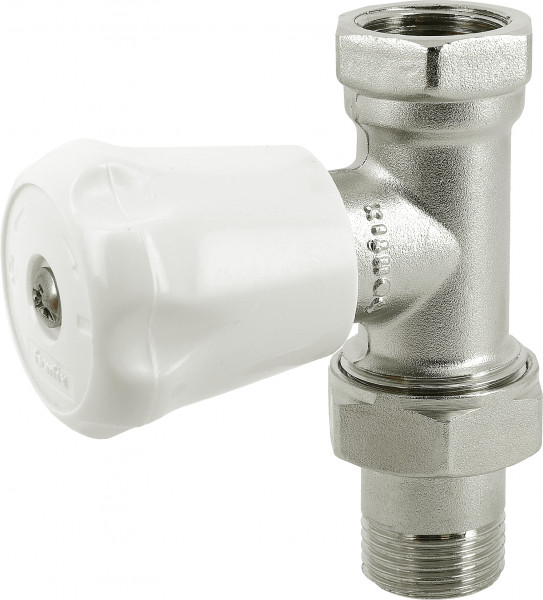 BONFIX Radiator valve 1/2" straight with coupling
