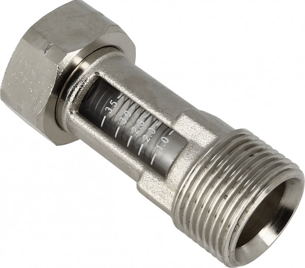 Bonfix Underfloor Heating Flowmeter 3/4 - Female Thread x Male Thread