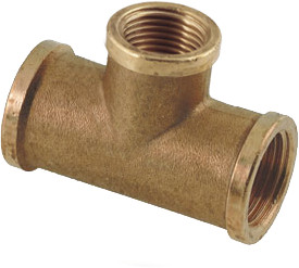 Bonfix Gewindefitting T-Stück - Reduzierend 1/2 x 3/8 x 1/2 - 3 x IG