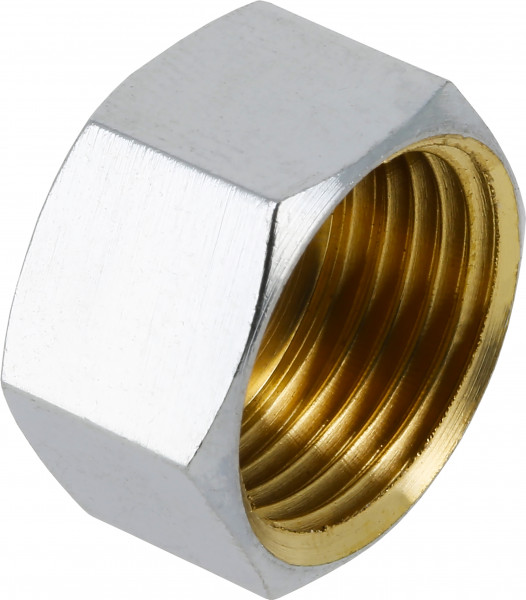 BONFIX 80910 Hexagonal cap female 5/4" chrome