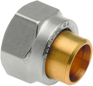 Nut and lining M24 x 15 mm chromeplated