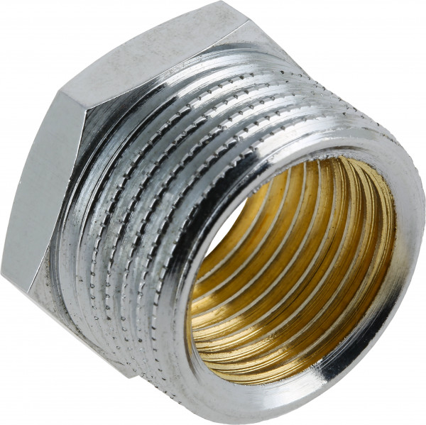 Bonfix Gewindefitting Reduzierring 1/2 x 3/8 - AG x IG - chrom