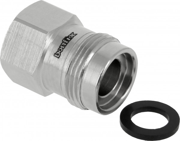 Bonfix Connection piece straight 1/2" x M24 - flat Female Thread x M24