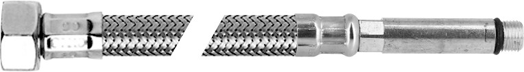 Bonfix Blisters: Slangen Flexibele RVS aansluitleiding || 35 centimeter 3/8 x M10 kort