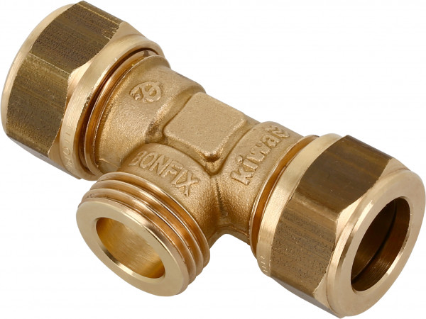 BONFIX 82619 Tee 15 x 1/2" male x 15 mm