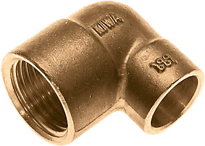 Bonfix Zakverpakking: Soldeerfittingen Knie 1/2" x 15