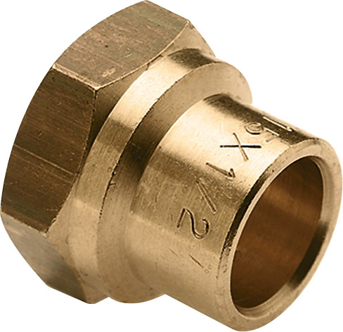 BONFIX 85200 Cap Straight connector fem. short 1" x 22 mm