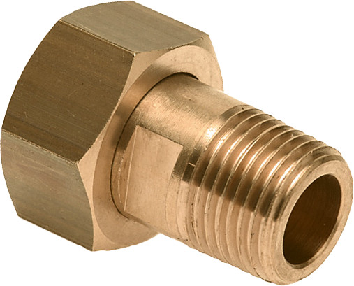 Bonfix 2-teilige Kupplung - mit gesicherter Neopren-Dichtung 1" x 3/4" - Überwurfmutter x konisches AG