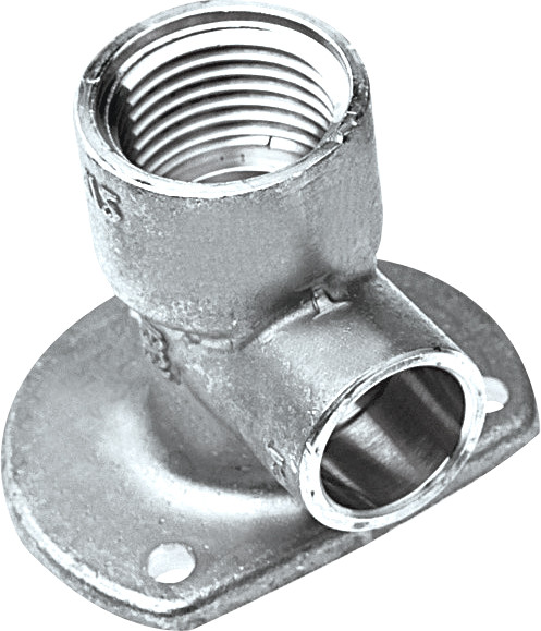 BONFIX 90561 Low wallplate female 1/2" x 15 mm nickel