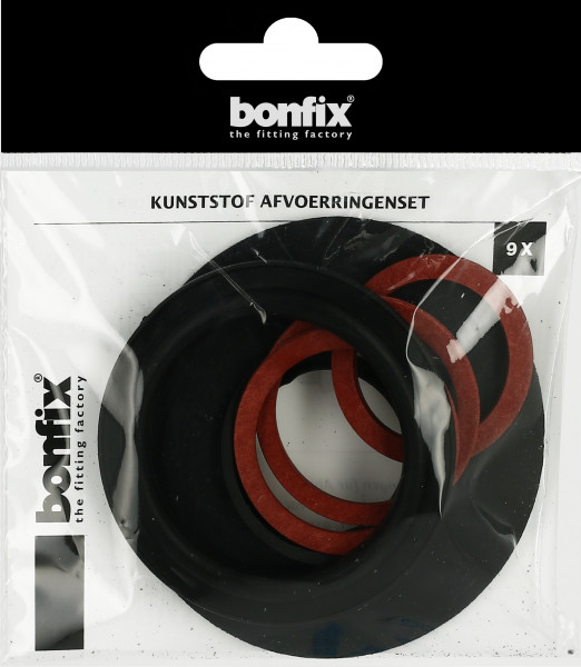 Bonfix Abflussring-Set, Sortiment an Abflussringen - 9-teilig