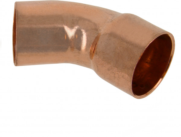 BONFIX 91035 Red copper push-in bend 45° 15 mm