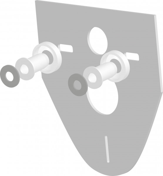 Bonfix Wand-WC-Isolierset - Standard - Standard - Wand-WC / Wand-Bidet