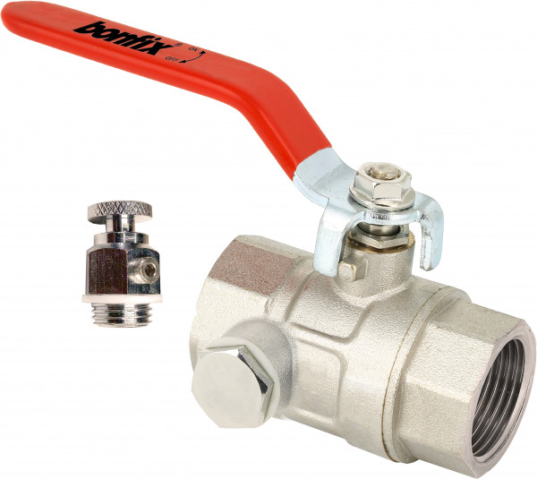 Bonfix Ball Valve - with drain facility - 2" female thread PN30