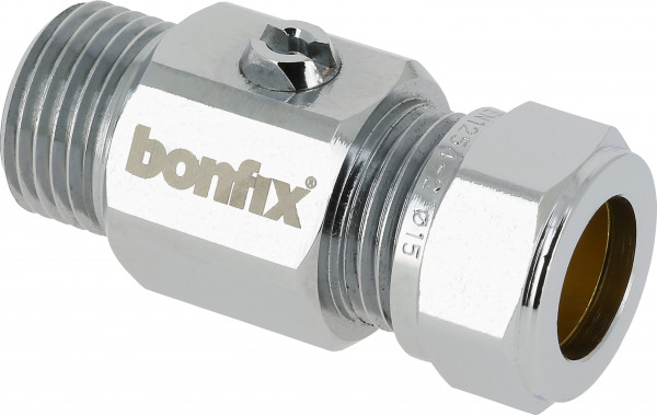 Mini ball valve 3/8" x 12 mm (screwdriver)