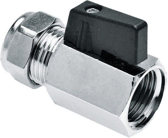 Ball valve female 1/2" x 15 mm
