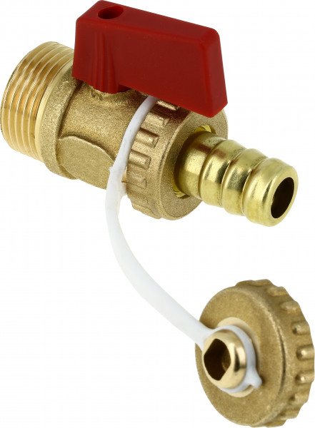 Drain off valve 3/4 (black handle)