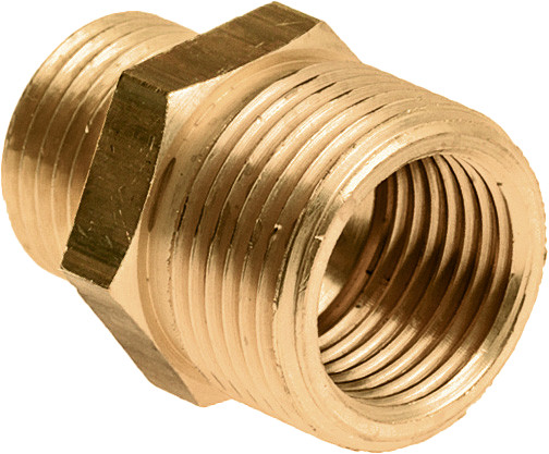 Bonfix Sanitärarmaturen Zubehör - Anschlussstück Fassadenplatte 3/4 x 1/2 x 1/2 - AG x IG x AG