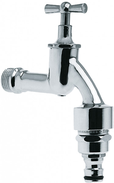 Bonfix Sanitary faucet || with hose connection || and connector || (Gardena type) 1/2"